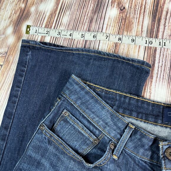 Levi's BOLD CURVE BOOT CUT Sz 10/30 Long Blue Mid Rise Jeans Denim Pants 28X33.5 - Picture 8 of 13
